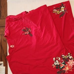 Disney Minnie Mouse Red pajamas short set 2x
